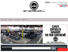 Tablet Screenshot of netmotorcars.com